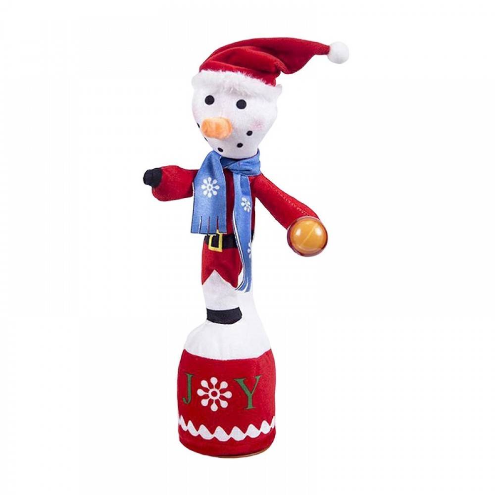 Παιδικό Παιχνίδι Κάκτος-Χιονάνθρωπος Άγιος Βασίλης Επαναφορτιζόμενος που Χορεύει, Τραγουδάει & Μιλάει - MrClick